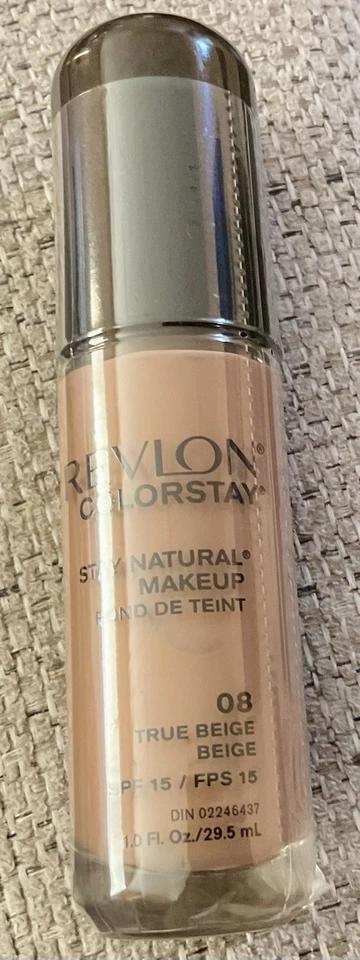 Revlon Colorstay Stay Natural Makeup 08 True Beige SPF 15 1.0 fl.oz. New Sealed - Image 1 of 1
