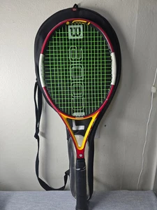 WILSON nCode NPS 95 18 x 20 TENNIS RACQUET 4 5/8  Grip With Case! - Picture 1 of 18
