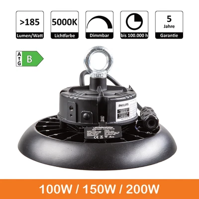 illumitec UFO LED faretto da sala lampada industriale High Bay Light 100W 150W 200W - Immagine 1 di 4