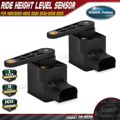 2x Sensor de nivel de altura de conducción delantero o trasero para Mercedes-Benz E320 2003-2006 E350 Foto 1 de 4