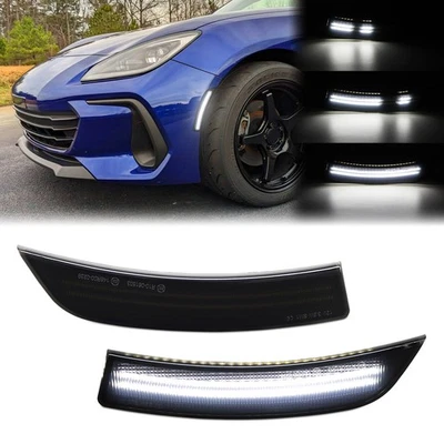 Luz marcadora lateral LED dinámica para Toyota GR86 ZN8 2022-2024 Subaru BRZ ZD8 2 PIEZAS Foto 1 de 4