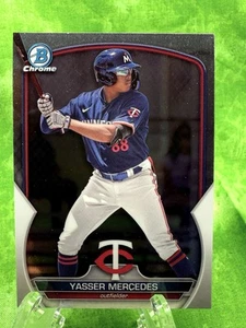 Yasser Mercedes - 2023 Bowman Chrome #BCP-202 Minnesota Twins - Prospect Card - Bild 1 von 11