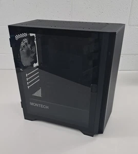 Montech AIR 100 ARGB Micro-ATX Tower Fine Mesh Front Panel, High Airflow, Unique - Afbeelding 1 van 5