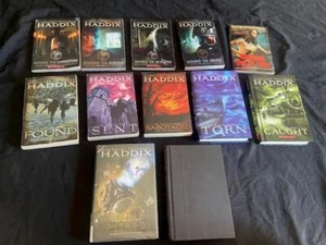 12 SHADOW CHILDREN AMONG & THE MISSING SERIES BOOK LOT chapter set Haddix kids - Picture 1 of 2