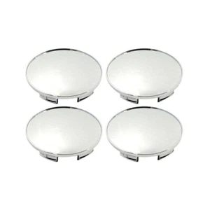 4Pcs 70mm Universal Chrome Car Wheel Center Caps Tyre Rim Hub Cap Cover ABS * - Picture 1 of 6