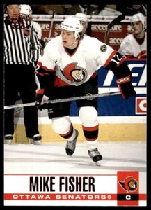 2003-04 Pacific Red Mike Fisher R122 Ottawa Senators #236