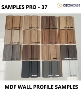 12 INTERIOR WALL CLADDING WOOD LOOK FEATURE LINING PANELING FOR CEILING, SAMPLE - Picture 1 of 18