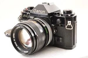 Canon A-1 Black 35mm SLR Film Camera /FD 50mm F/1.4 SSC MF Lens *Exc+5* #3433 - Picture 1 of 24