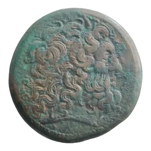 Antiguo Egipto Ptolomeo IV Filopator 221-204 aC Tetrobol 45 g 38 mm grande bronce 9K - Imagen 1 de 2