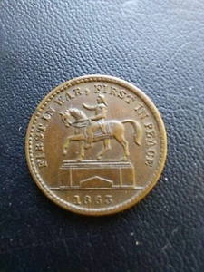 1863 ERSTER IM KRIEG, ERSTER IM FRIEDEN. UNION FOR EVER.! UNC, POSTFRISCH.!! - Bild 1 von 20