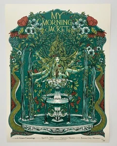 My Morning Jacket Poster Kansas City Uptown Theater 2025 Silkscreen #’d Official - Picture 1 of 14