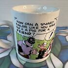 Vintage 1980 Popeye Coffee Mug Ceramic Cup Comic Strip 5A