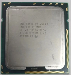 2pcs Intel Xeon x5690 3.467GHz 6-Core  SLBVX LGA1366 Dual-CPU - Bild 1 von 3