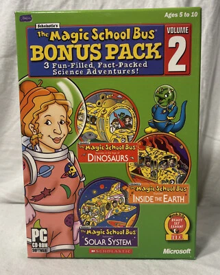 Scholastic’s The Magic School Bus Bonus 3 Pack Volume 2 Science Adventures NEW - Image 1 of 4