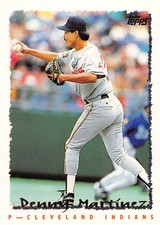 Dennis Martinez 1995 Topps 20  Cleveland Indians