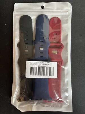 apple watch band 42-44mm M/L  Red, Blue, And Black - Image 1 of 4