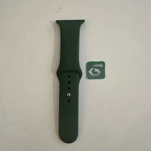 Correa deportiva Apple Watch 45 mm (42/44/49) genuina OEM verde trébol M/L usada - Imagen 1 de 7