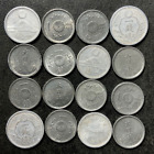 Vintage Japan Coin Lot - SEN - 1940-1945 - 16 WW2 Coins - Lot #Y9
