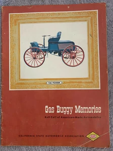 Gas Buggy Memories 1960 Calforna Automobile Asso. AAA Roll Call of American Made - Picture 1 of 1