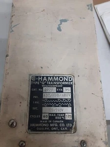Hammond Weatherproof Type "Q" Transformer 1.5 kVA QP7P - Picture 1 of 7