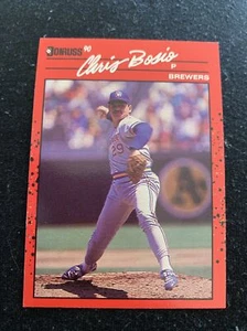 Chris Bosio #57 1990 Donruss Milwaukee Brewers C142 - Picture 1 of 1