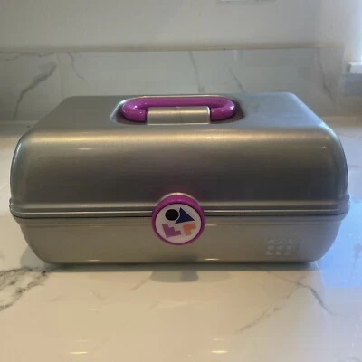 Caboodle Makeup/Cosmetic Organizer Case  Gray Model 5624 - Image 1 of 4