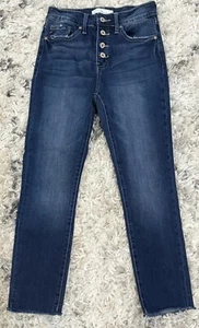 KanCan Button Fly Jeans Size 27 Distressed - Picture 1 of 5