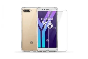 Ibroz Clear Case et Verre trempé pour Huawei Y6 - Photo 1/3