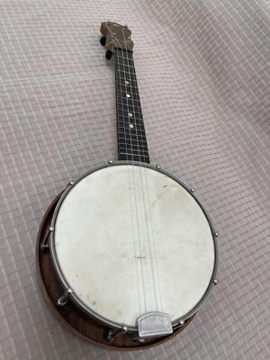 Vintage Patent-Pending Banjolele Good Condition Considering Assumed Age - Image 1 of 4