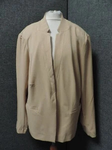 Marks & Spencer Edge To Edge Jacket Camel UK 22 RRP £35 LN121 PP 10 - Picture 1 of 6