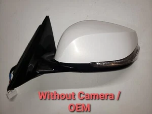 2014-2018 Infiniti Q50 Door Mirror Driver Side Power OEM B05003 (PEARL WHITE) - Picture 1 of 12