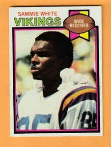 Sammie White Minnesota Vikings 1979 Topps #230 Monroe Louisiana 8K - Foto 1 di 2