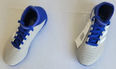 Niños Talla 10.5K Gris Azul Adidas Predator 19.3 Césped Junior Zapatos de Fútbol CM8548 Foto 1 de 4