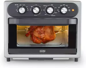 Dash Chef Series 7 in 1 Convection Toaster Oven Cooker, 23L, Graphite - Picture 1 of 6