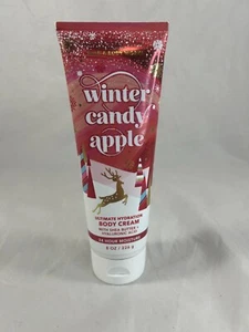 BATH & BODY WORKS WINTER CANDY APPLE ULTIMATE CREMA CORPO IDRATAZIONE 8 OZ - Foto 1 di 6