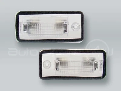 PAR de lámparas de licencia traseras con bombillas TYC se adapta a AUDI A3 A4 S4 A5 A6 S6 A8 S8 Q7 Foto 1 de 3