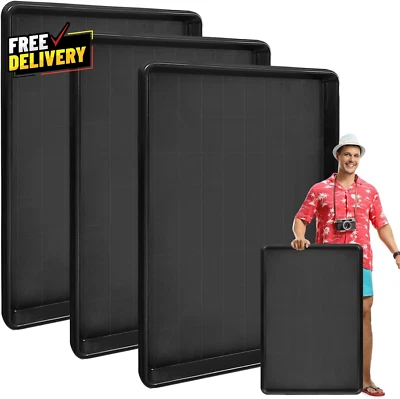 3Pcs Extra Large Auto Oil Drip Pan- 35.4 X 24 X1.6 Inches Oil Drip Tray - Image 1 of 4