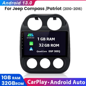  CarPlay Android 13 For Jeep Patriot Compass Car Stereo GPS Navi Radio BT 1+32GB - Bild 1 von 12