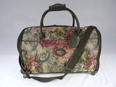 Vintage Diane von Furstenberg Tapestry Bag Carry On Tote Shoulder Strap Logo d22 - Image 1 of 4