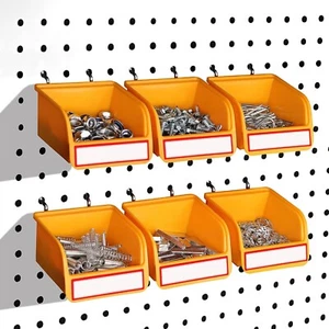 ELEAD Pegboard Bins Organizer Set 6-Pack - Picture 1 of 9