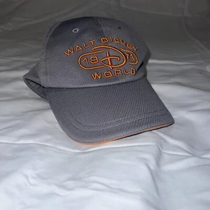 Walt Disney World Hat Mens Grey Adjustable Strap Back Disney Parks Baseball Cap - Picture 1 of 5