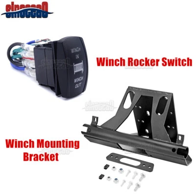 Front Bumper Winch Mounting Plate Switch Kit For Can-Am Maverick X3 Max 2017-25 - Изображение 1 из 4