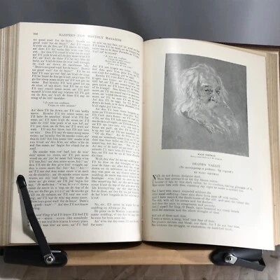 1892 Harper’s New Monthly Magazine Volume LXXXIV - Posthumous Whitman Poems  - Image 1 of 4