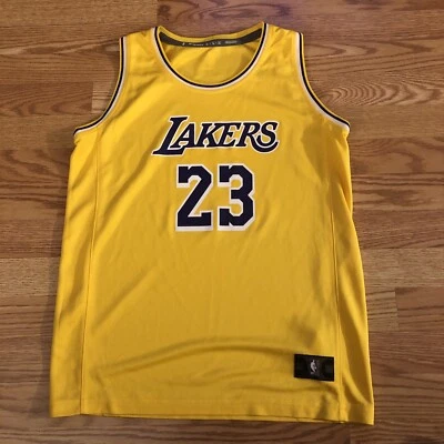 Camiseta masculina LeBron James Los Angeles Lakers 23 Fanatics NBA Youth GG - Imagem 1 de 4