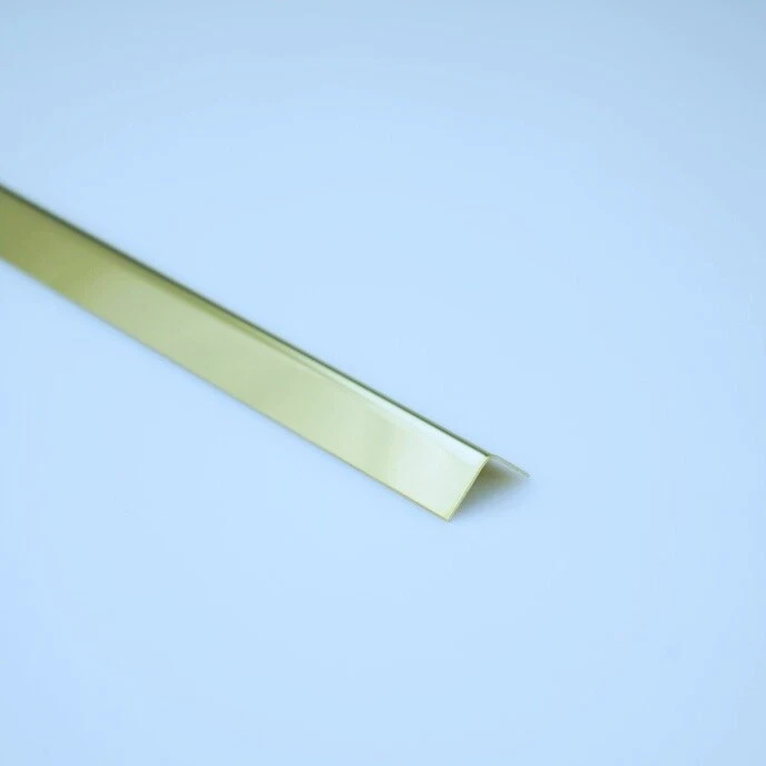 Messing L Profil 1-fach gekantet 0,7mm dick Winkelblech - Bild 1 von 3