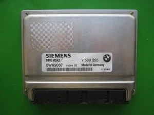 ECU Engine Control Unit Bmw 323 7500255 5WK9037 MS42 E46 - Picture 1 of 1