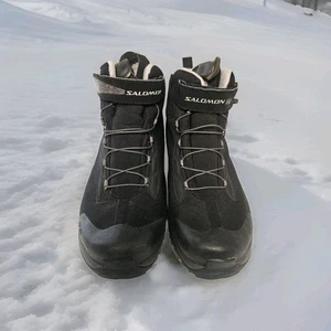 Salomon Deemax Boots Mens Size 9 Thinsulate Ortholite Insulated Quick Lace - Picture 1 of 11
