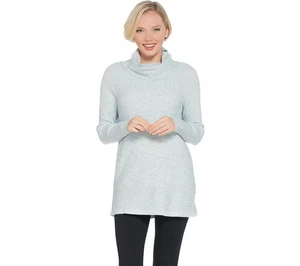 Studio by Denim & Co. Heathered Turtleneck Long Sleeve Sweater  A344019 QVC - Picture 1 of 5