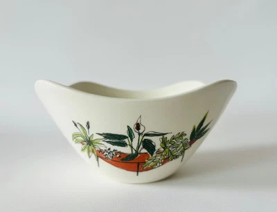 Vintage Midwinter Pottery Plant Life Large Sugar Bowl Terence Conran 1950s - Image 1 of 4