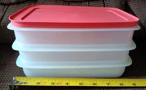 New Tupperware Freezer Mates PLUS Stackable Set Prep & Store - Picture 1 of 6